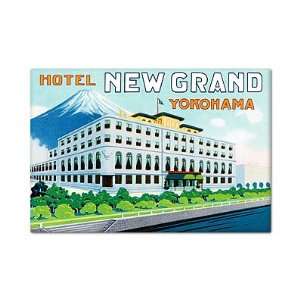  Hotel New Grand Yokohama Advertisement Fridge Magnet 
