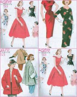 Vintage Retro 1950s Butterick Sewing Pattern Rockabilly VLV 50s 50s 