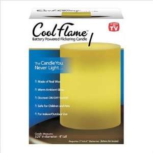  As Seen On TV 7949 Cool Flame Candle in Yellow Everything 