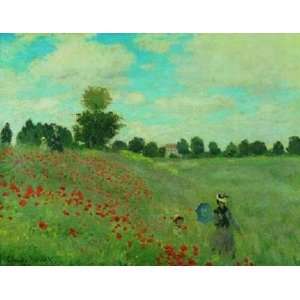  Les coquelicots by Claude Monet 12x10