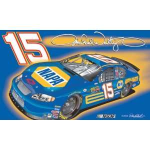  #15 Michael Waltrip Double Sided 3x5 Flag Sports 