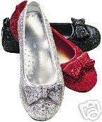 Ruby Red Sequin Shoes Wizard of Oz Dorothy Ballerina L  