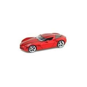  2009 Corvette Stingray Concept 1/24 Metallic Red Toys 