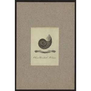  Bookplate of Oliver Wendell Holmes
