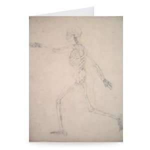  Study of the Human Figure, Lateral View,   Greeting Card 