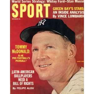  Whitey Ford Unsigned Sport November 1963 Baseball Cover 