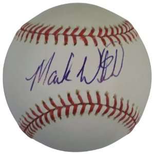   Louis Cardinals Mark Whitten Autographed Baseball