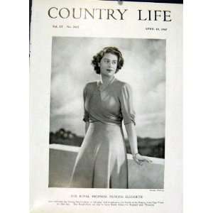  Hrh Pincess Elizabeth 1947 Country Life Portrait