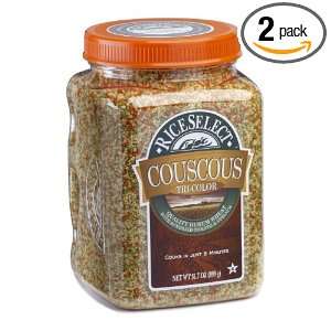 Rice Select Tri Color Couscous, 31.7 Ounce Packages (Pack of 2 