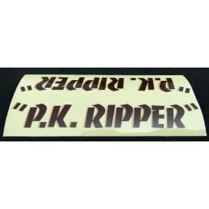 SE Racing PK Ripper frame downtube BMX bicycle decal 
