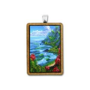  Island Rights Wood Pendant