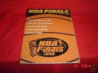 NBA FINALS 1996 MAGAZINE **COLLECTORS L@@K  