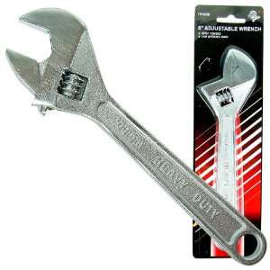    Heavy Duty 8 inch Adjustable Crescent Wrench
