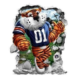  Auburn Tigers Wallcrasher Wall Decal   Mascot 3 Sports 