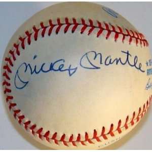 Mickey Mantle Signed Baseball   Yastrzemski Robinson JSA   Autographed 