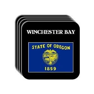  US State Flag   WINCHESTER BAY, Oregon (OR) Set of 4 Mini 