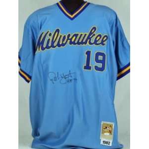  Robin Yount Autographed Jersey   Authentic   Autographed 