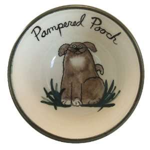  Pampered Pooch Dog Bowl by Moonfire Pottery