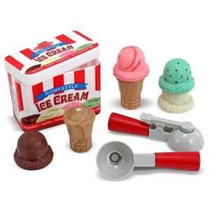   Doug Kids Scoop Ice Cream Cone Play set Melissa & Doug Toys & Games