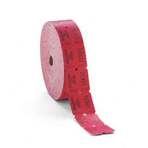  PM Company Deposit One and Keep One Ticket Roll, Red 
