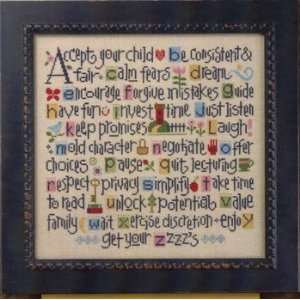    ABCs of Parenting   Cross Stitch Kit Arts, Crafts & Sewing