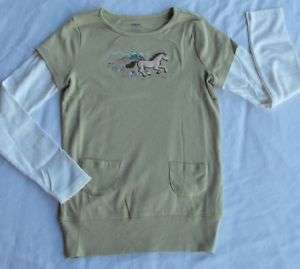 NWT GYMBOREE COWGIRLS AT HEART HORSE TOP TUNIC 10 NEW  