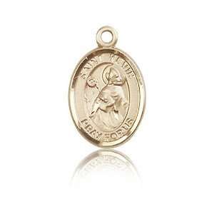  14kt Yellow Gold 1/2in St Kevin Charm Jewelry