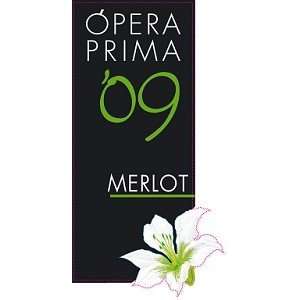  Opera Prima Merlot La Mancha 750ML Grocery & Gourmet Food