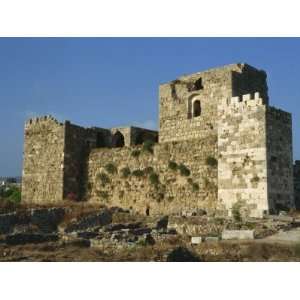  Crusader Fortress, Byblos, Lebanon, Middle East Stretched 