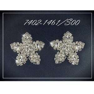 Exclusive Wedding Strass Earrings, Crystal/Silver, High Quality Czech 