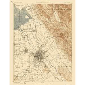  USGS TOPO MAP SAN JOSE QUAD CALIFORNIA (CA) 1899
