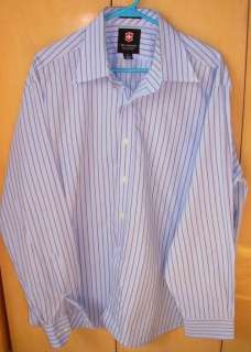 VICTORINOX Mens LS Cotton Casual Dress Button Shirt XL X Large  