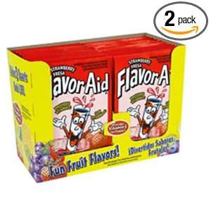 Flavor Aid Drink Mix, Strawberry, 0.15 Ounce (Pack of 2)  