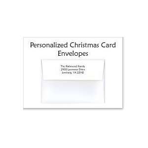  Christmas Card Personalized Envelope Health & Personal 