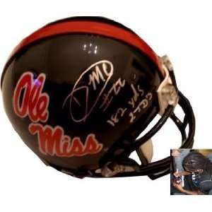  Dexter McCluster Autographed Mini Helmet Sports 