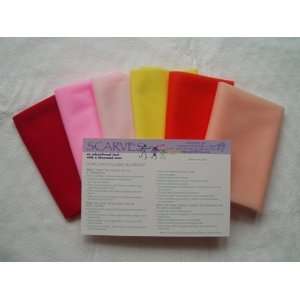  Arts Education Ideas SCID12W Warm Colors Mini Scarf Kit 