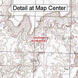   Topographic Quadrangle Map   Overton NE, Nevada (Folded/Waterproof