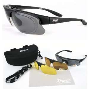 Polarized Rx Prescription Sunglasses for Fishing, with Interchangeable 