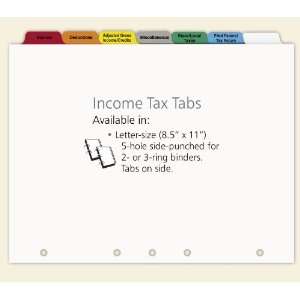 Income Tax Index Tabs