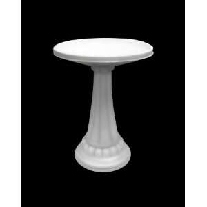  Nudell 37902 Dacula Birdbath White Patio, Lawn & Garden