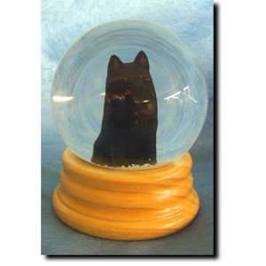  Schipperke Musical Snow Globe