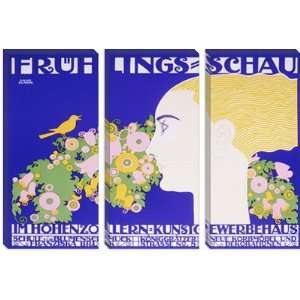  Spring show (Fruhlings Schau) Exhibition Vintage Poster by 