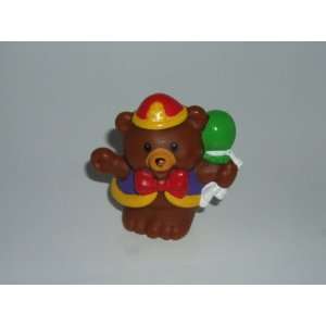 Little People Bear (with Red Hat, Green & Red Balloons) 2006 Mattel 