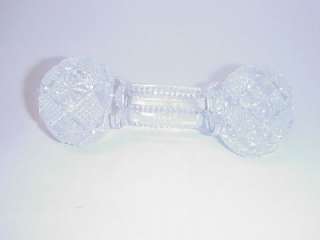 ANTIQUE VICTORIAN CUT GLASS CRYSTAL KNIFE REST  