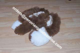 Cute Extra soft 100% Baby Alpaca slippers Peru W5.0P155  