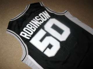 NBA DAVID ROBINSON San Antonio Spurs Away Swingman Jersey Size MEDIUM 