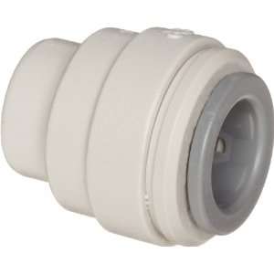 John Guest Acetal Copolymer Tube Fitting, End Stop, 1/4 Tube OD (Pack 