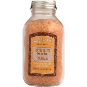  Savon et Cie Bath Salts, Vanilla, 10.5 oz (300 g) (Pack of 