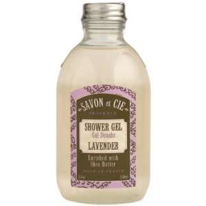  Savon et Cie Lavender Shower Gel, 8.4 oz (250 ml) (Pack of 