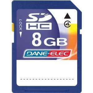  Dane Elec 8GB SDHC Memory Card 